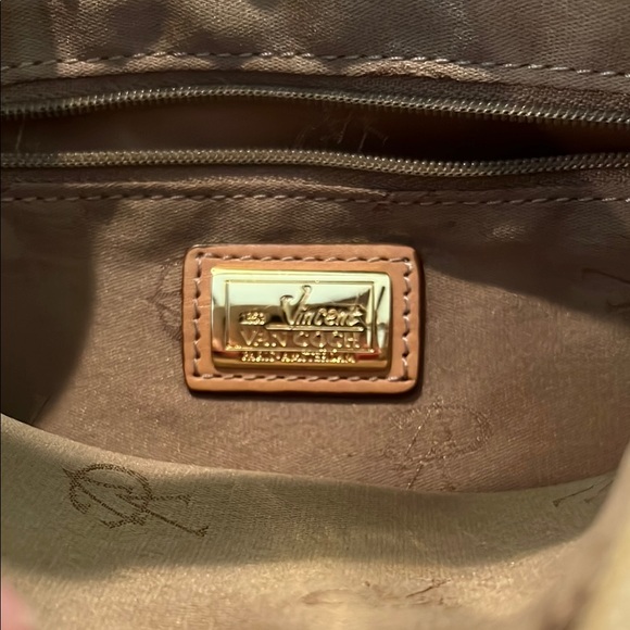 Floral Patterned Brown Shoulder Bag - Picture 3 of 13